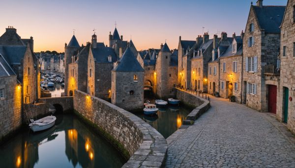 La beauté historique de la Ville Close de Concarneau